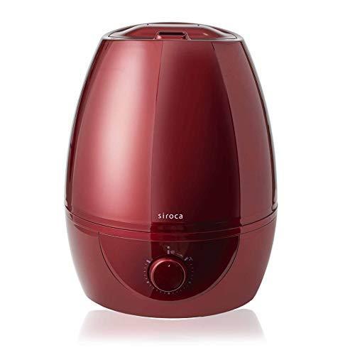シロカ 加湿器 大容量 5L 超音波 SD-C113 パールダークレッド 大容量5L/給水タンク分離/タンク抗菌加工