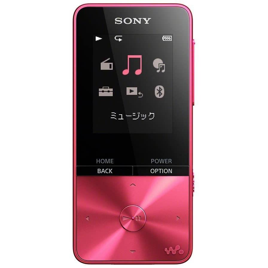 ソニー ウォークマン Sシリーズ 16GB NW-S315K : MP3プレーヤー Bluetooth対応 最大52時間連続再生 イヤホン/ NW S315K ウォークマン Sシリーズ 16GB MP3プレーヤー Bluetooth対応 最大52時間連続再生 ビビッドピンク