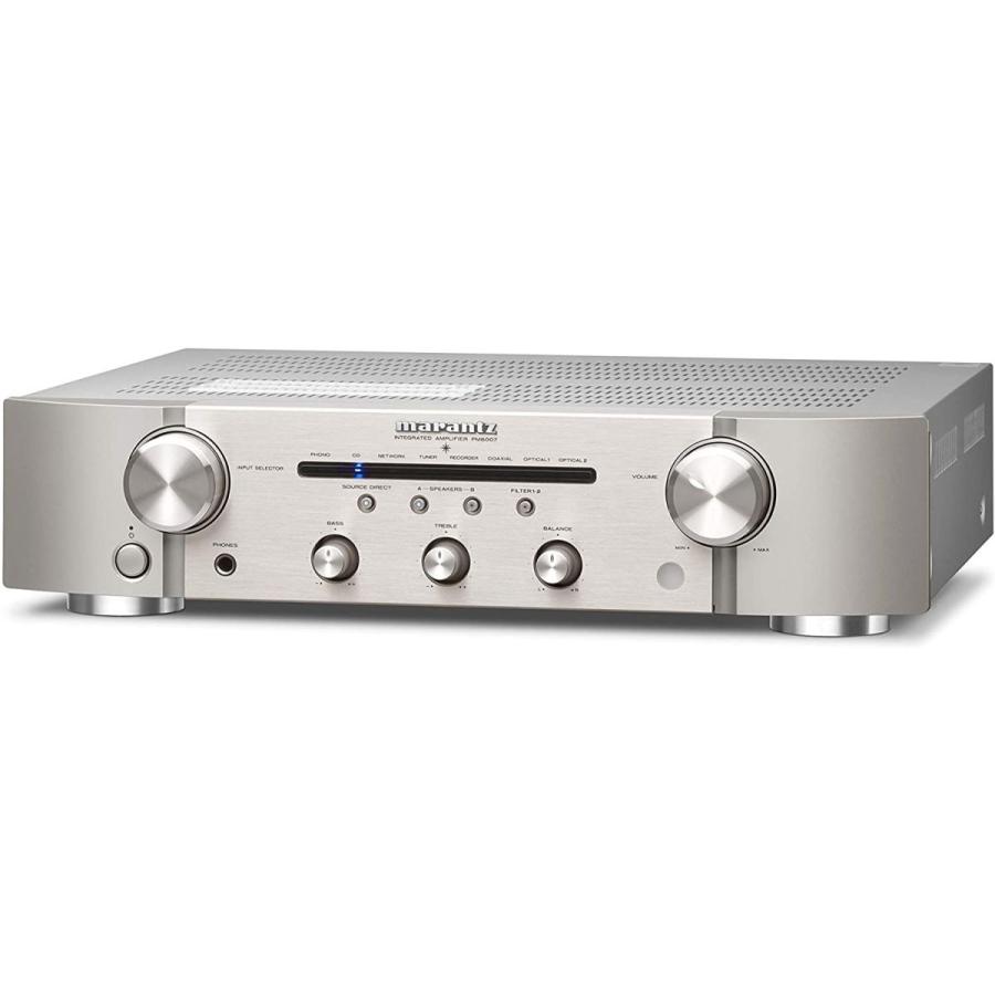 【新登場】 マランツ Marantz プリメインアンプ PM6007 92kHz/24bit対応/デジタル入力対応 シルバーゴールド PM6007/FN 【QGW8290548368】(29308円)