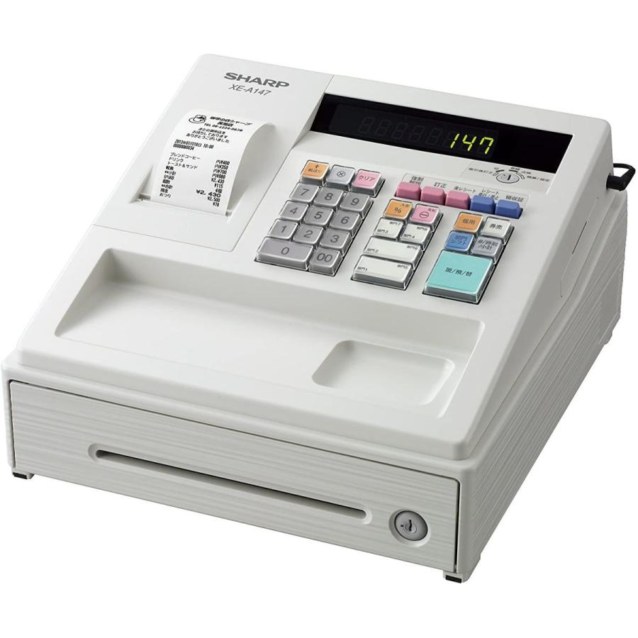 【美品】シャープ XE-A147（ブラック）電子レジスタ 8部門 SHARP XE-A147 電子レジスタ Amazon | シャープ 電子レジスタ 8部門