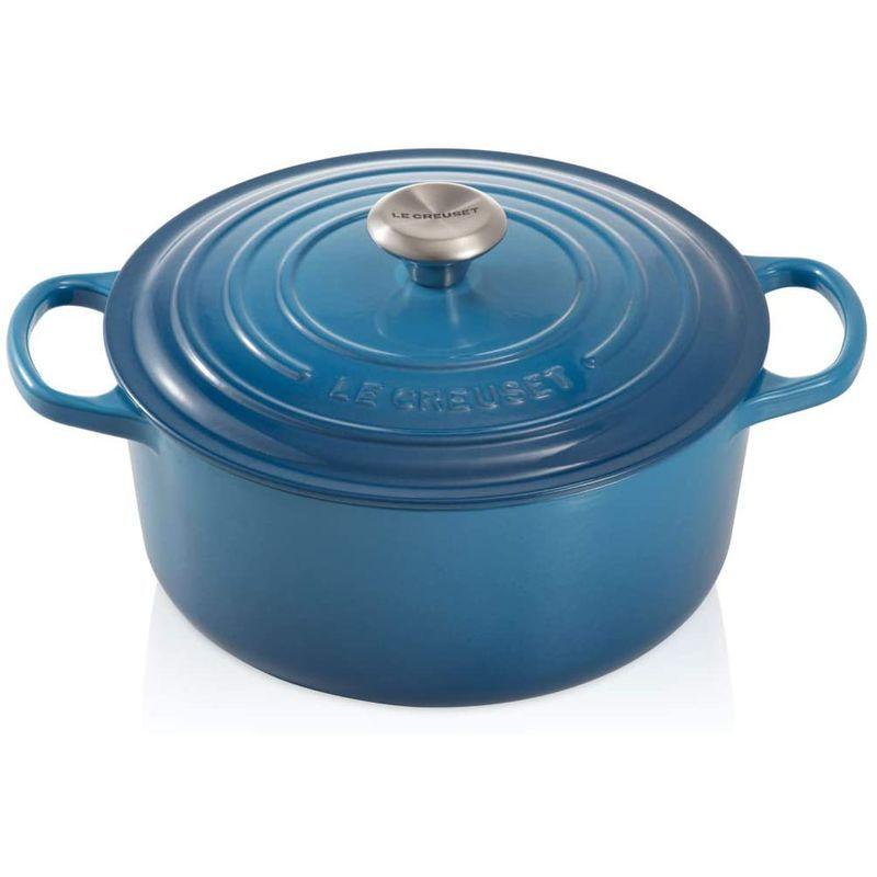 【絶品】 Le Creuset エナメル加工 鋳鉄製 シグネチャー オーバル ダッチオーブン 15.5クォート マルセイユ kochiot