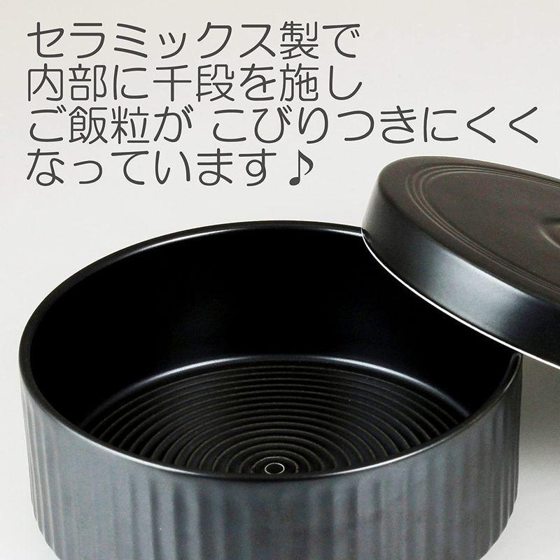 波佐見焼 HASAMI セラミック おひつ 1.5合 ご飯 保存 容器 レンジ 対応 約 900cc φ 17.3cm x 6.5cm｜higurashi-shop｜04