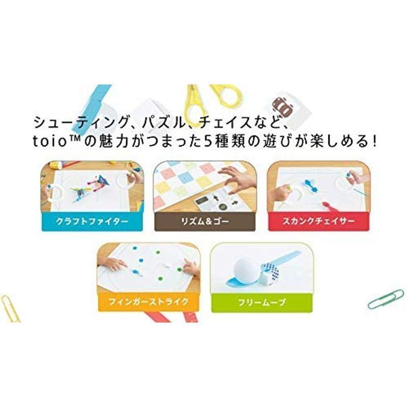【２点セット】 toio ( トイオ ) バリューパック「つくって、あそんで、ひらめいて」ロボットトイ 小さなキューブ型ロボット 一人でもみんなでも 手を動 【S2424435831】(12344円)