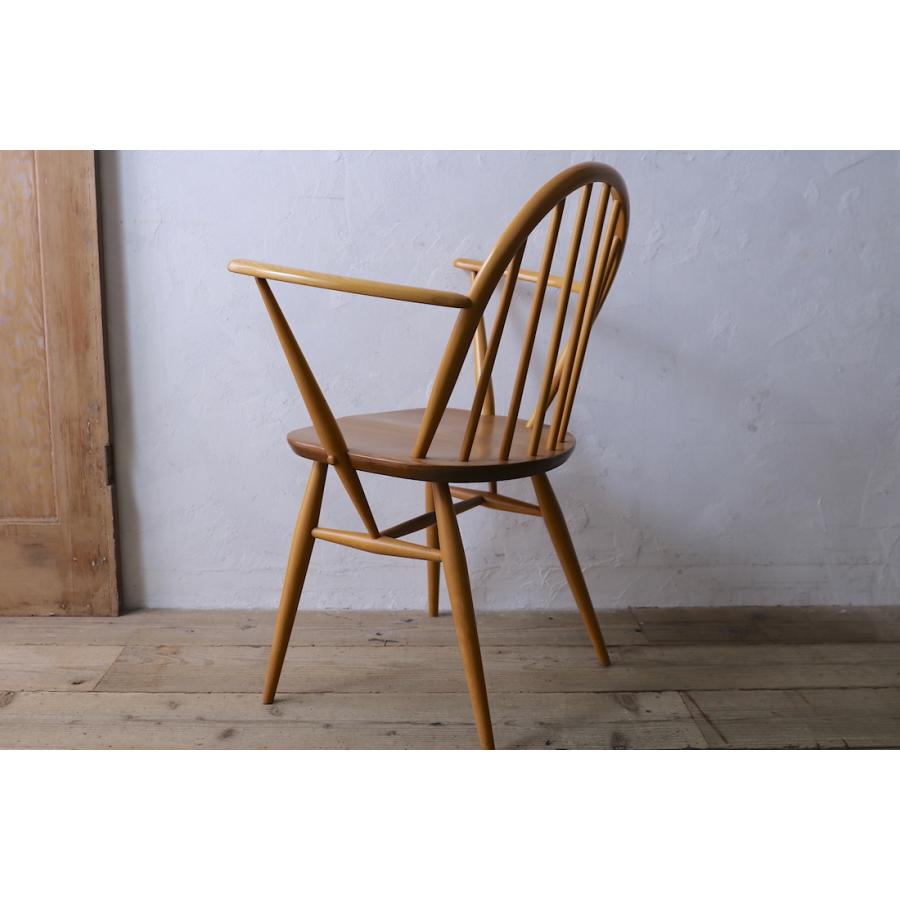 アーコール ERCOL フープバックチェア 英国製 ヴィンテージ アーコールチェア アーム付きフープバックチェア(C) ERCOL イギリス