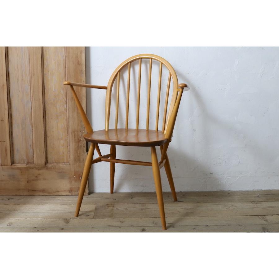 アーコールチェア 椅子　イギリスアンティーク　ダイニングチェア　フープバック イギリス アンティーク アーコールチェア ERCOL フープバック 木製椅子