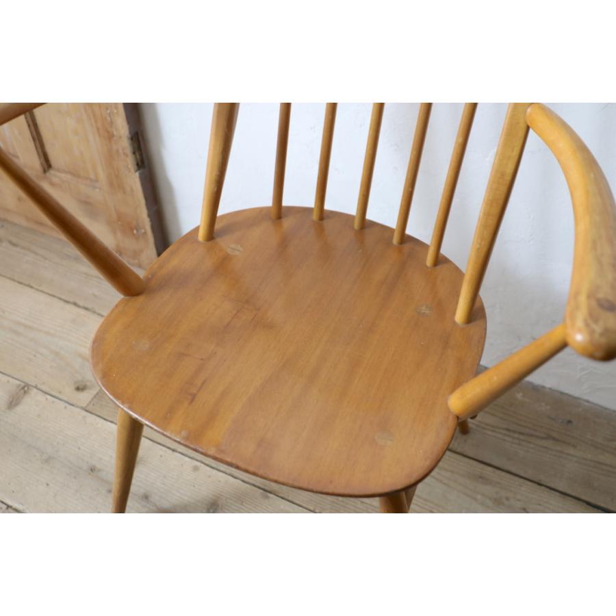 アーコールチェア アーム付きクエーカーチェア(B) ERCOL イギリス