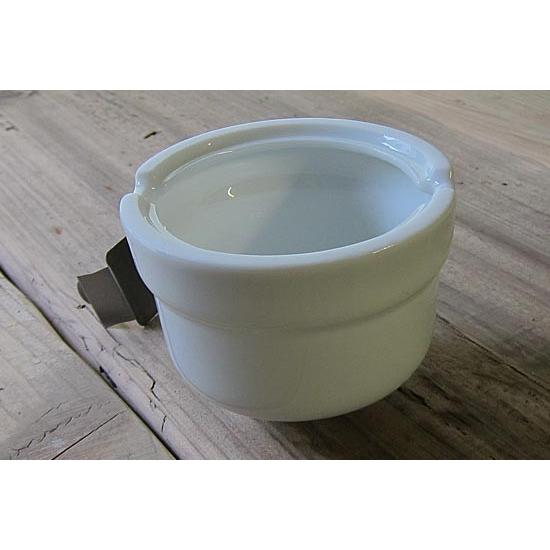 陶器シーリングカバー ローゼット 白無地 カフェスタイル 照明器具