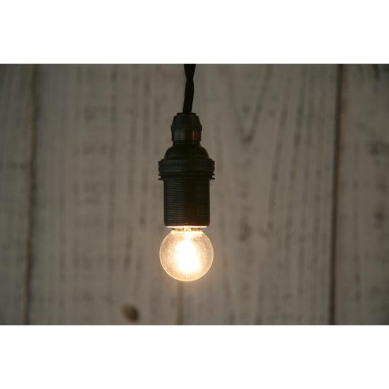 イギリス式ソケットランプ E-17 ブロンズ GB 照明器具 天井照明