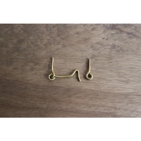 シンプル引っ掛け鍵 ブラスキー 真鍮 巾5cm(小) DIY 金物 部品