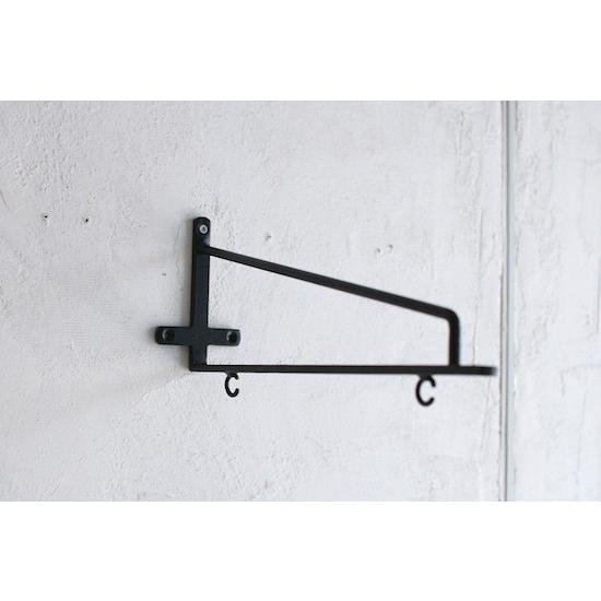 アイアンサイン用ブラケットのみ（黒） カフェの看板・サイン用金具