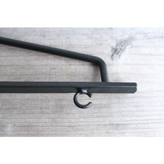 アイアンサイン用ブラケットのみ（黒） カフェの看板・サイン用金具