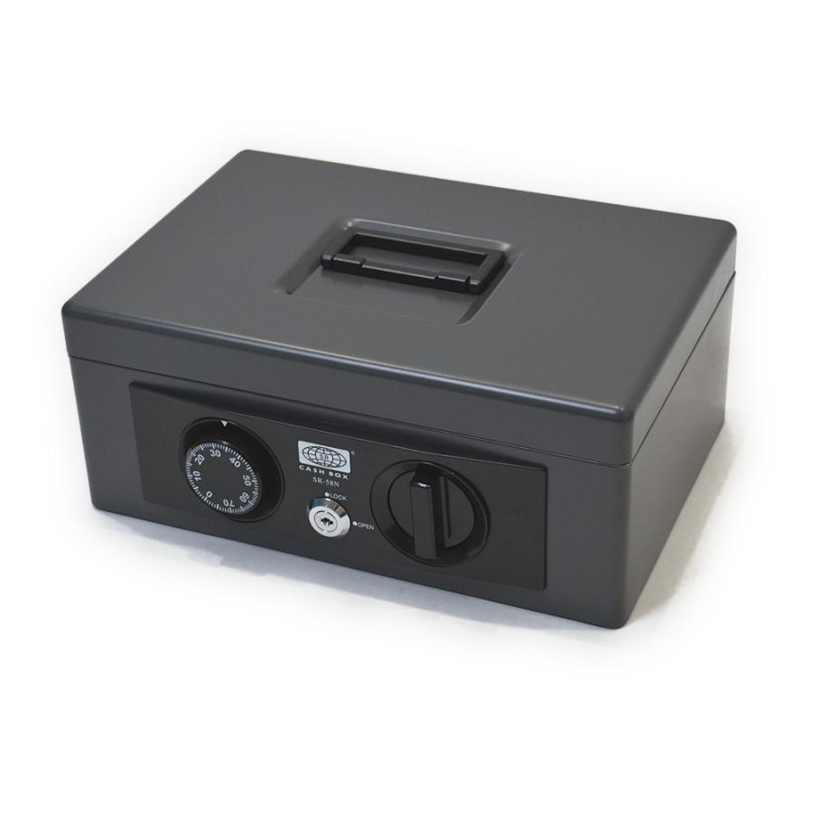 コーナンオリジナル LIFELEX キャッシュボックス SR-58N／金庫 事務所