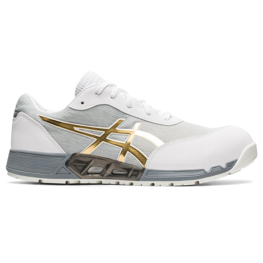 ASICS アシックス ウィンジョブ CP212AC ホワイト×ピュアゴールド 26.5cm / メンズ スニーカー シューズ 通気性の画像