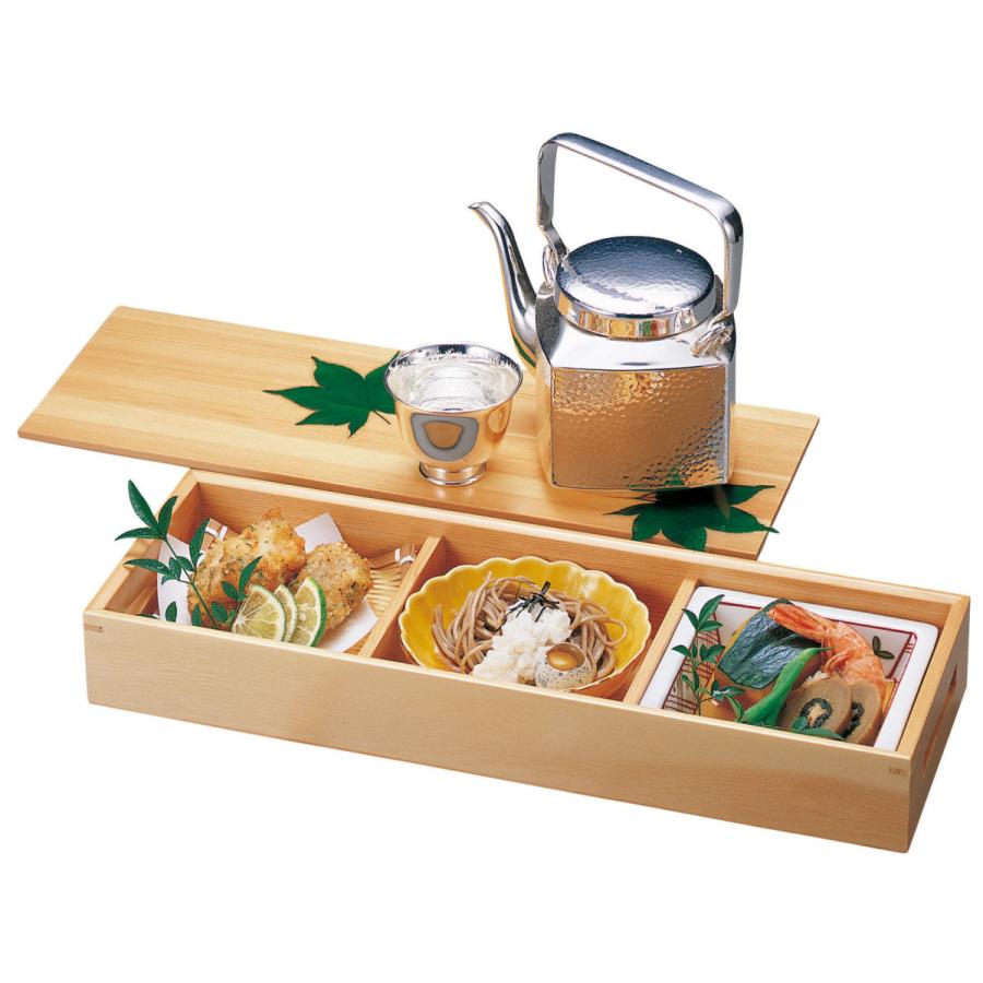 萬洋 日本製 松花堂弁当 三ツ切 57-024B : ヒロセ ネットショップ