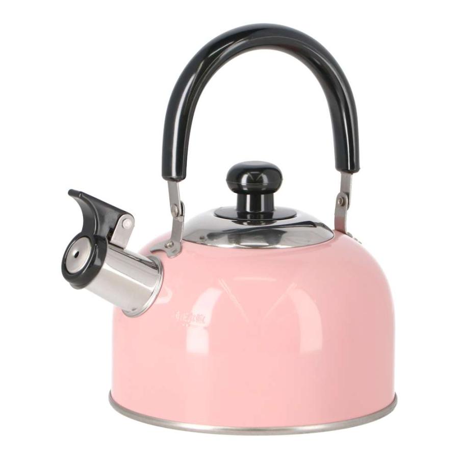 LIFELEX コーナンオリジナル 笛吹きカラーケトル 1.6L ピンク／約