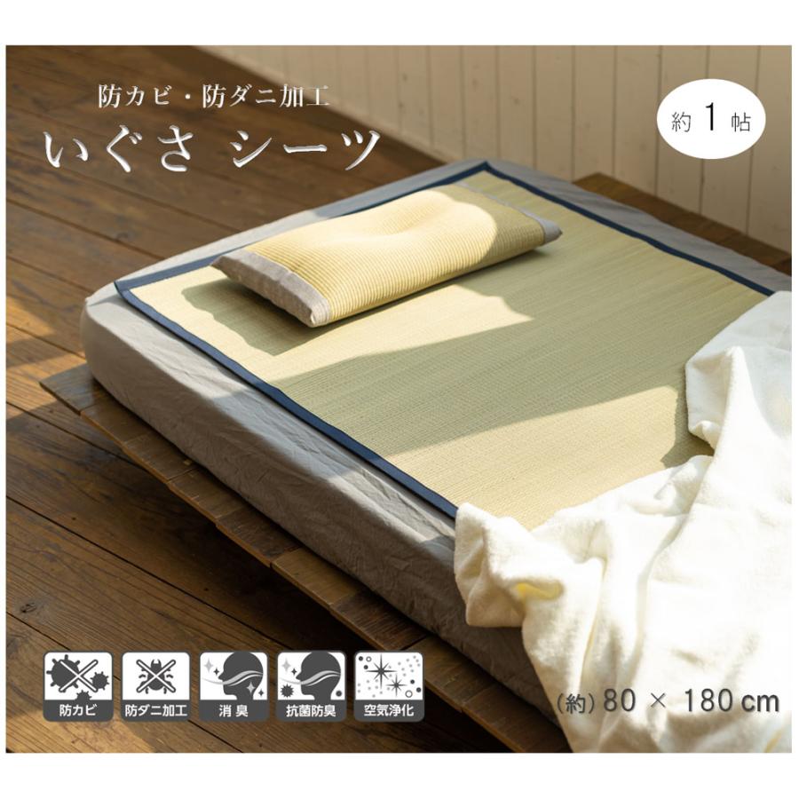 LIFELEX コーナンオリジナル いぐさシーツ 80×180cm GN／防ダニ 防カビ