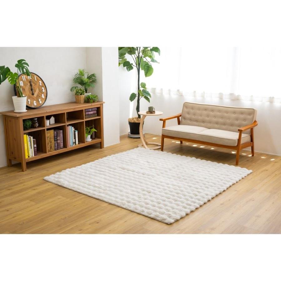 コーナンオリジナル LIFELEX ライフレックス もこもこラビットファー