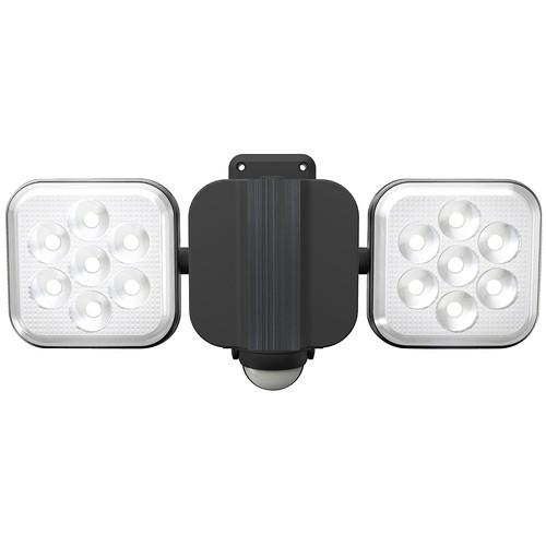 ムサシ RITEX フリーアーム式LEDセンサーライト 有名な 8W×2灯 素敵でユニークな 防雨型 LED-AC2016 コンセント式