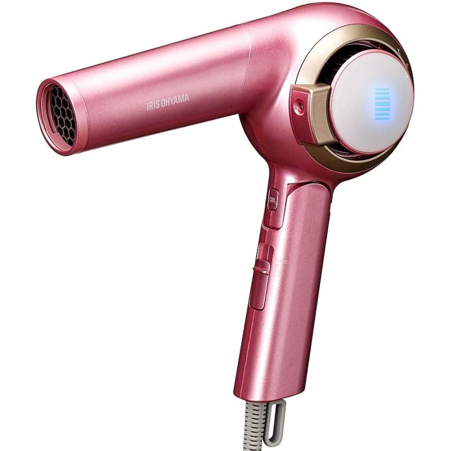 アイリスオーヤマ モイストプロドライヤー センサー付 温度コントロール マイナスイオン LEDライト 大風量 コンパクト HDR-MC1 (2)ブラック) IRIS OHYAMA（アイリスオーヤマ） モイストプロドライヤー センサー付