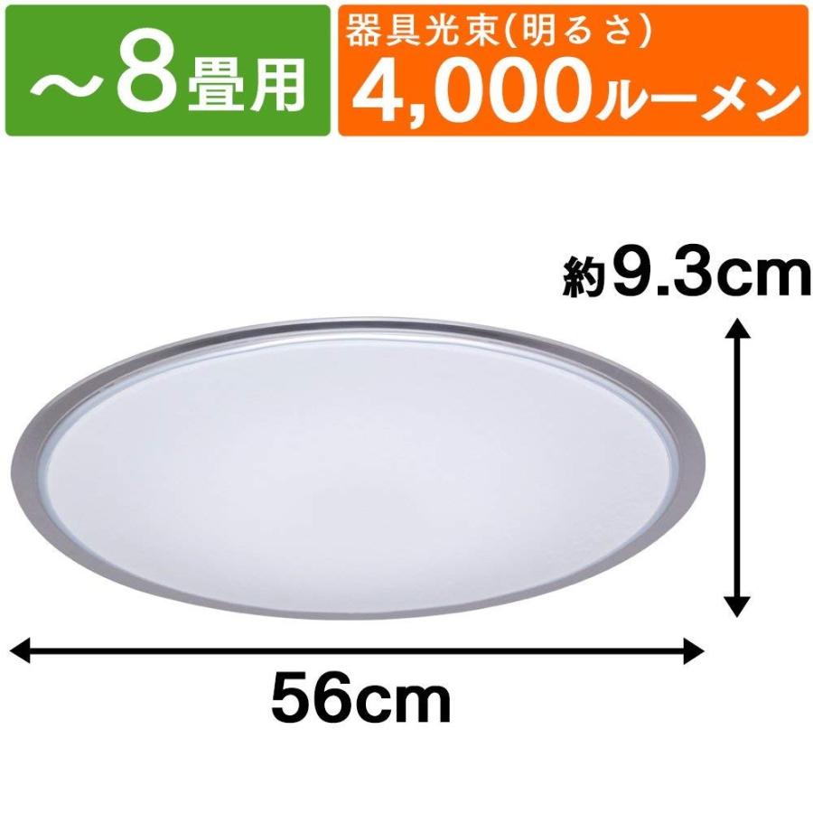 アイリスオーヤマ シーリングライト 調光 タイプ 8畳 CL8D-5.0CF｜hihshop｜04