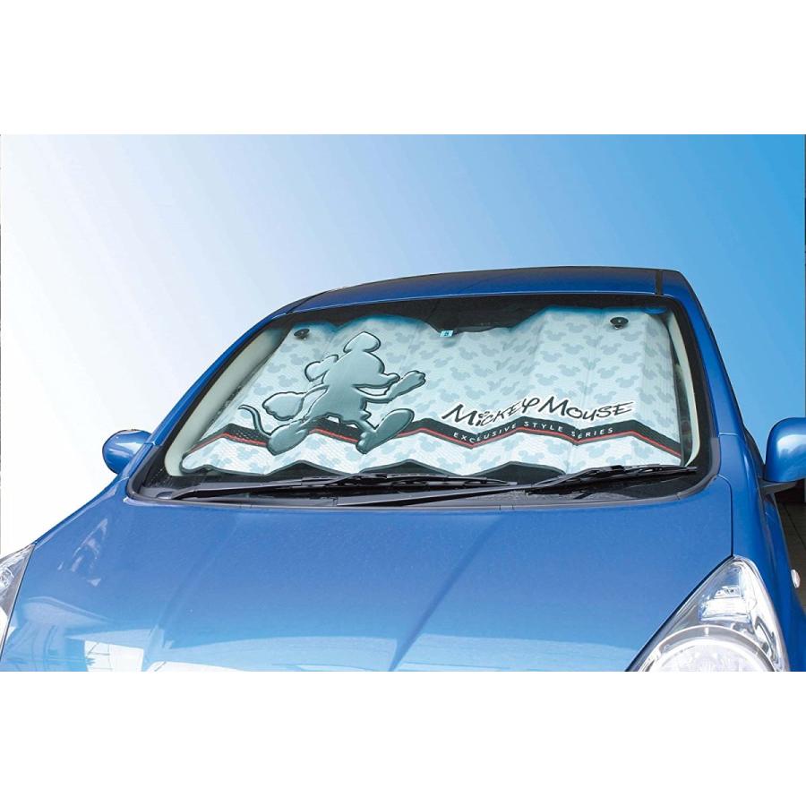 ナポレックス 車用 サンシェード ディズニー ミッキー シルエット柄 展開寸法700 1300mm 吸盤2個付 Napolex Wd 187 ヒロセ ネットショップ 通販 Paypayモール