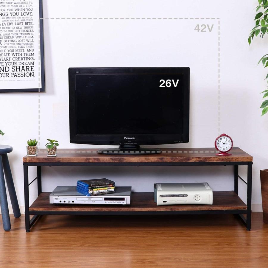 不二貿易（Fuji Boeki） テレビ台 ローボード 幅120cm ブラウン