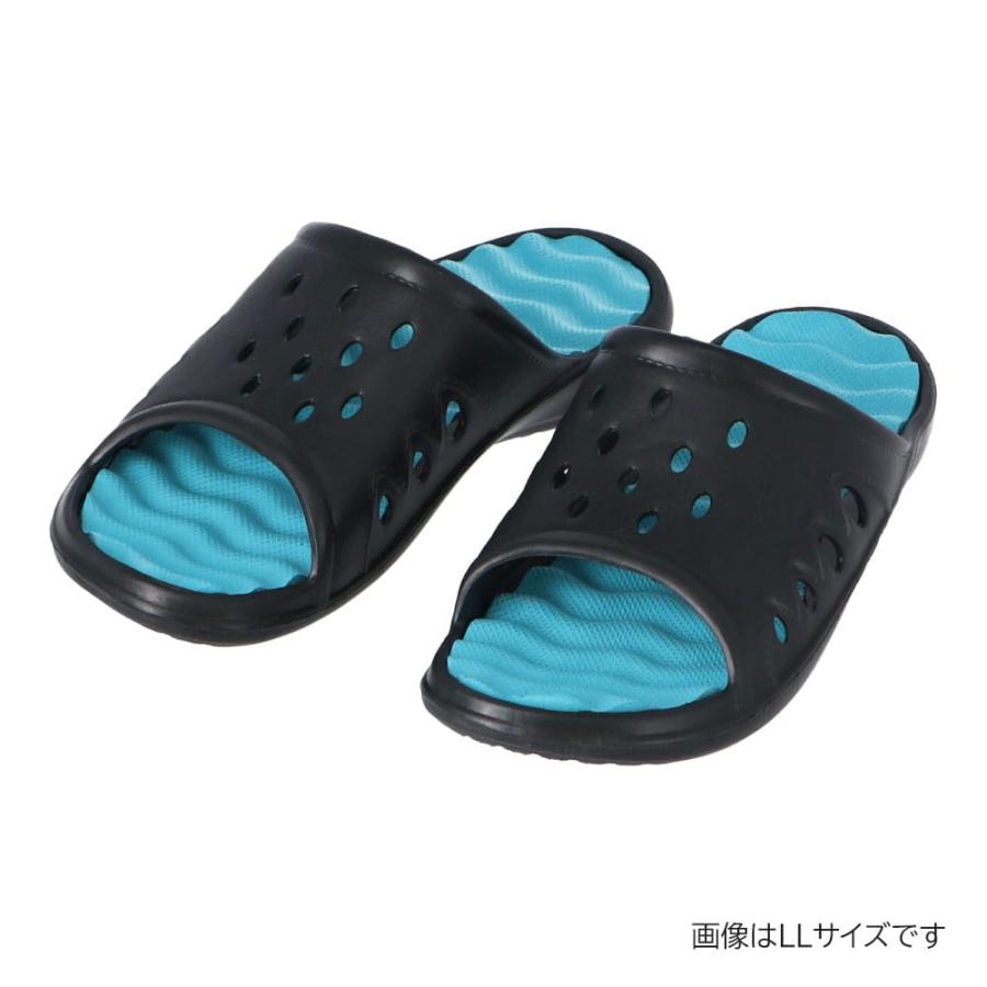 コーナンオリジナル LIFELEX ライフレックス 紳士シャワーサンダル BK