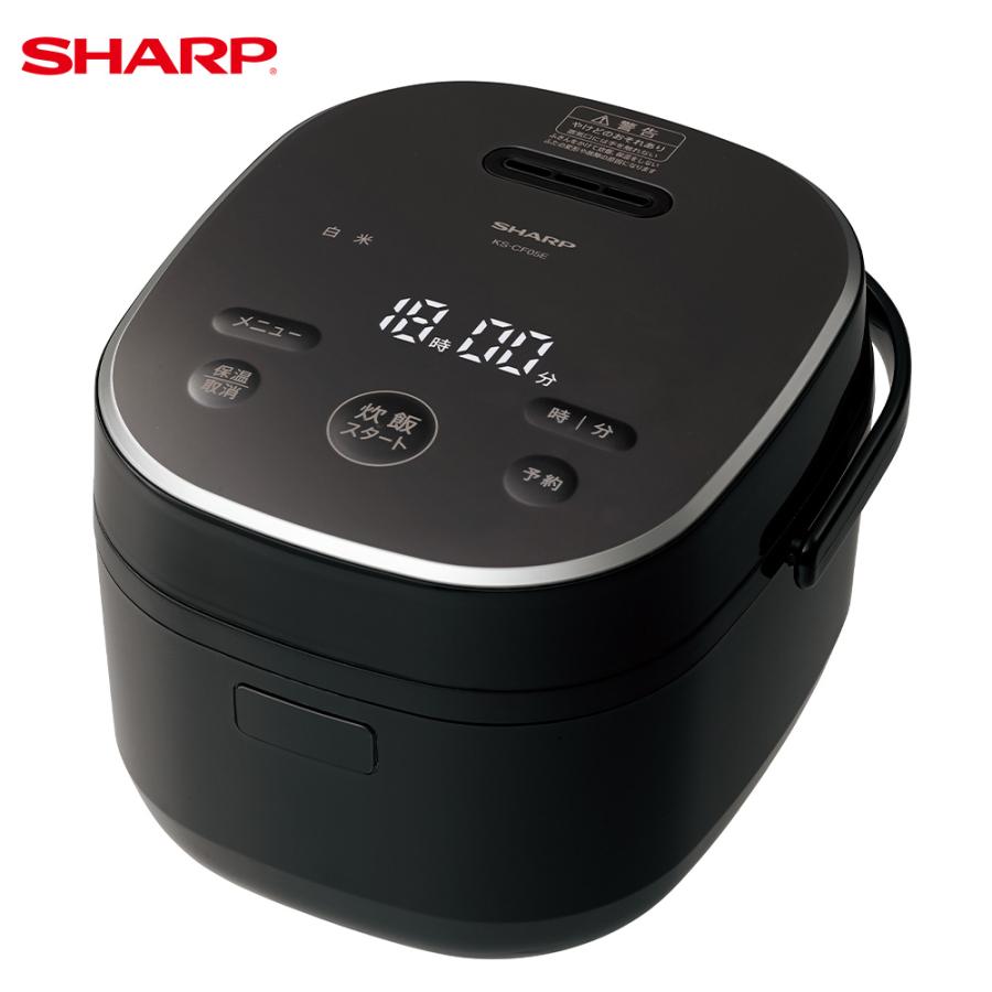 SHARP（シャープ） マイコン炊飯ジャー KS-CF05E(B) / 3合 炊飯器 炊飯
