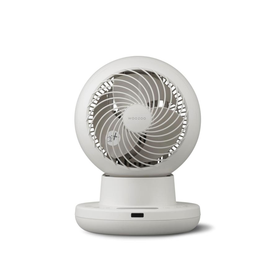 WOOZOC 静音サーキュレーター シルバー アイリスオーヤマ WOOZOO 360 i PCF-SDS15TEC-PD-W / 省エネ DC 静音
