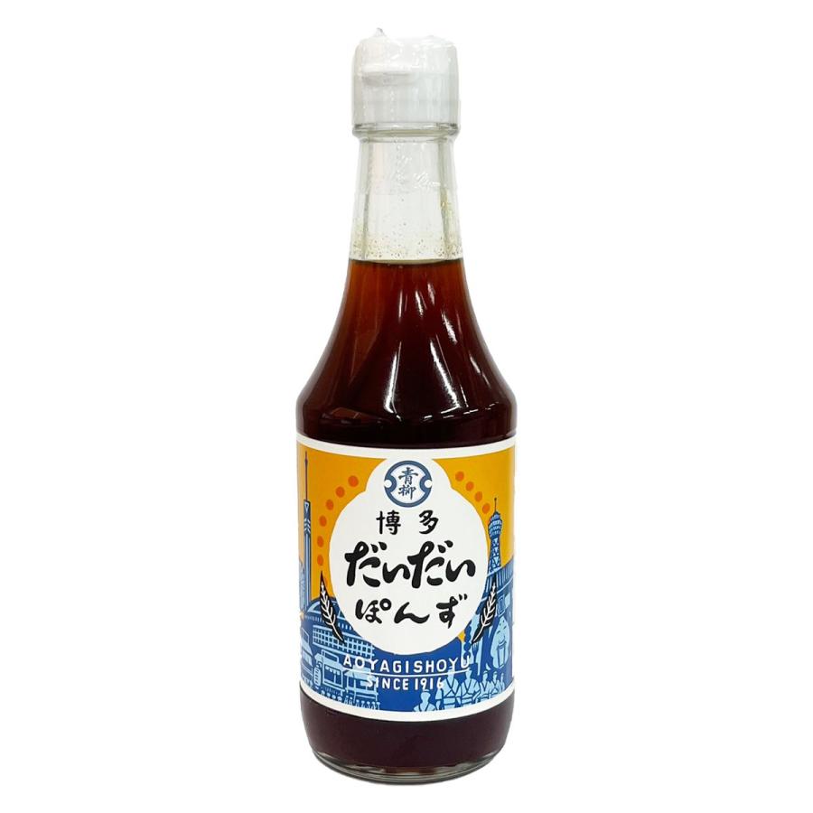 青柳醤油 博多だいだいぽんず 300ml 橙 ダイダイ 水炊き 水炊 ポン酢 ぽん酢 みずたき 鶏鍋 鶏なべ｜hihshop｜05