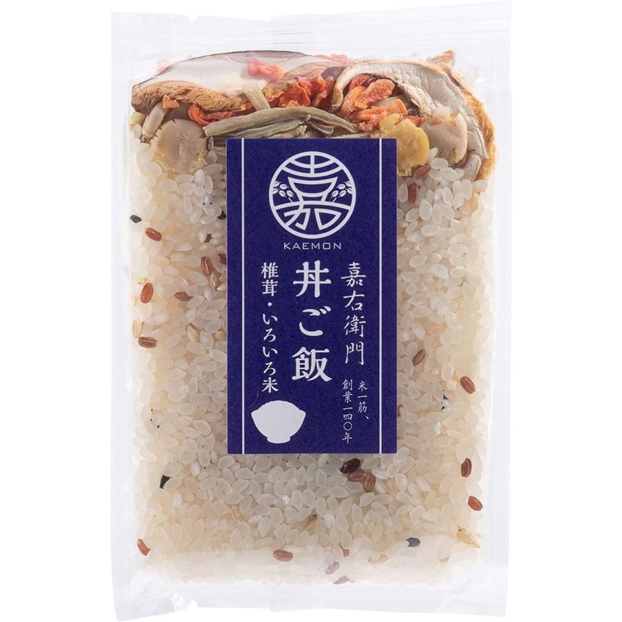 [かたぎり] 米 丼ご飯 椎茸 いろいろ米 袋 170g 北陸 新潟 椎茸