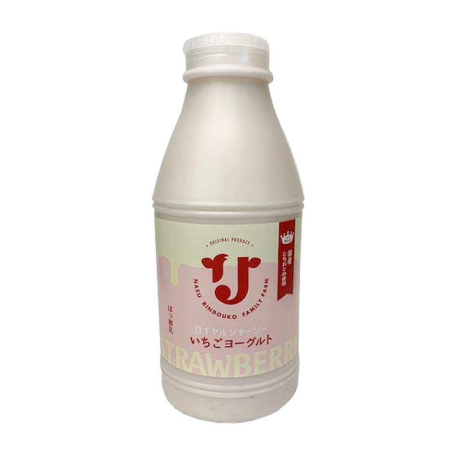 那須りんどう湖LAKE VIEW] ジャージー飲むヨーグルト(いちご) 800ml