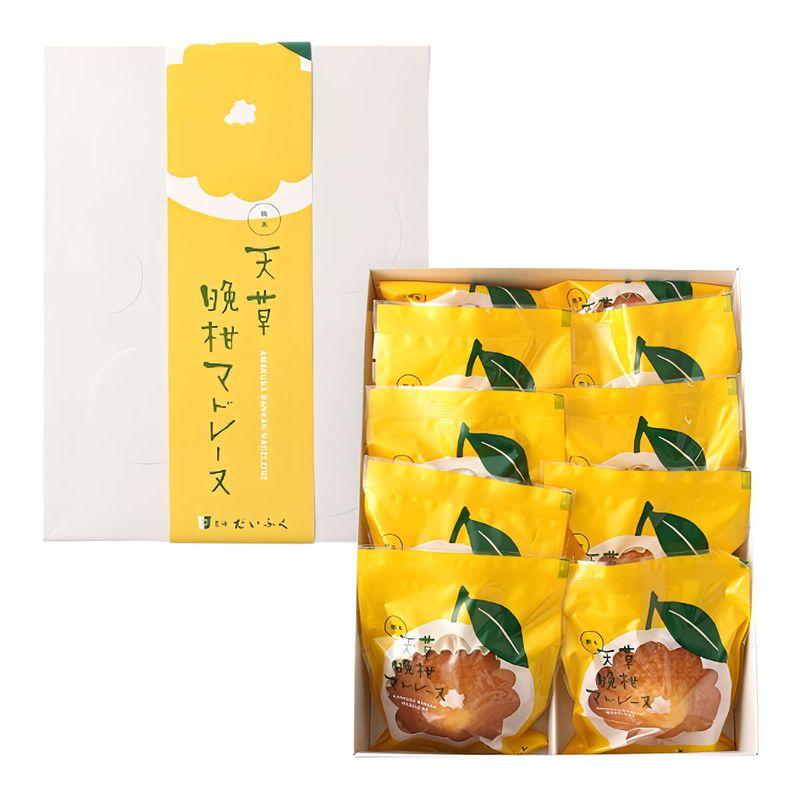 大福商事】天草晩柑マドレーヌ 10個入り / 洋菓子 ようがし マドレーヌ