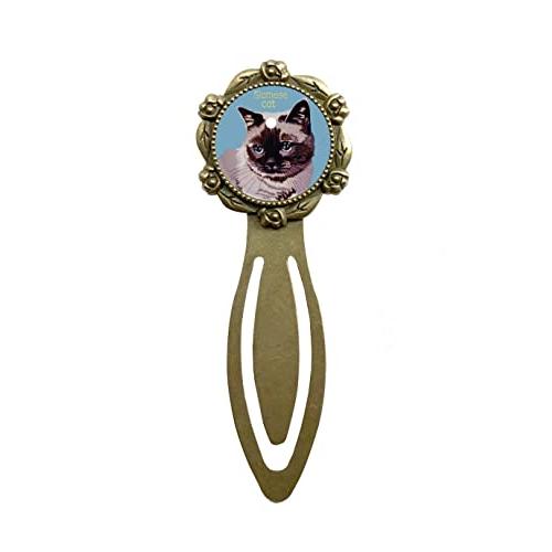 le Bonbon (ル ボンボン) ブックマーカー 猫 シャム猫ブラウン BL ブックマーカー クリップ 猫 ブックマークしおり ネコ