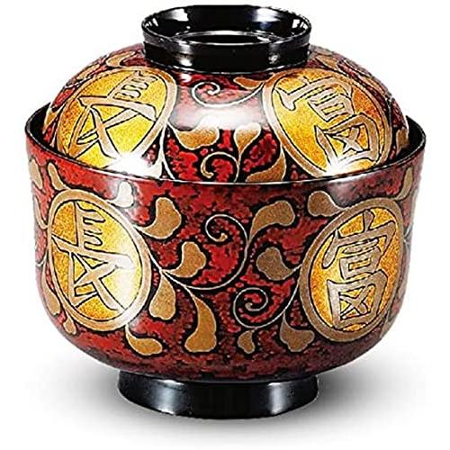 J-kitchens 木製ひさご椀溜内黒/富貴長命 日本製 φ11.3x11.0cm 食器 No610|hihumi-terml|02