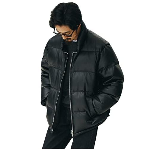 DIFICE] [エディフィス]シープレザー ダウンジャケット L ブラック