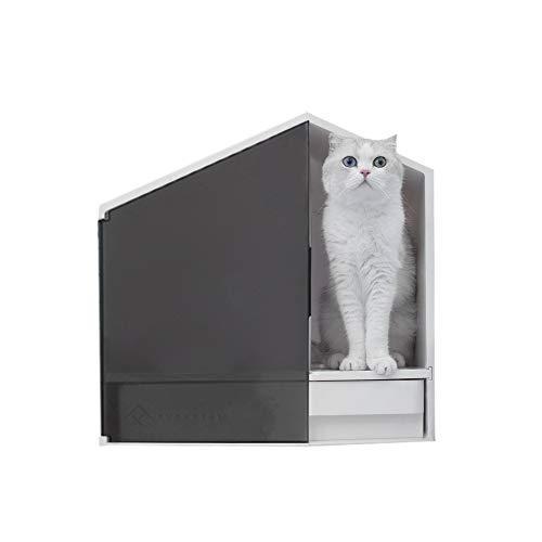配送員設置送料無料 Furrytail Glow Houseスクープ付き猫トイレ 