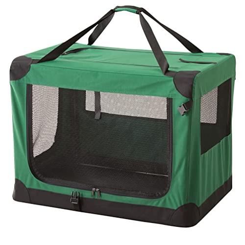 ソフトクレート 折り畳み式 ゲージ 小型犬 犬 ドッグ 猫 ドライブボックス (グリーン) aB09VT8Z4Y120230222多売
