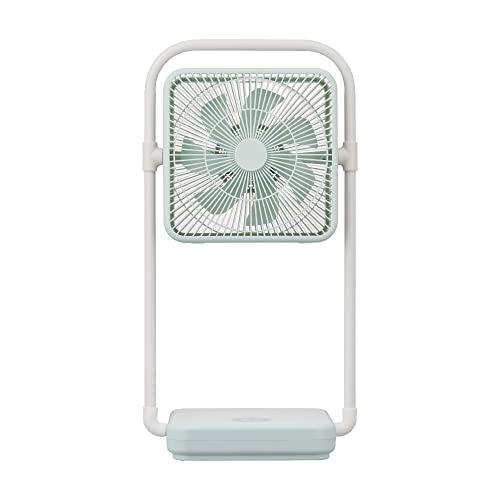ドウシシャ リビング扇風機 折りたたみファン 2電源対応（充電式・家庭