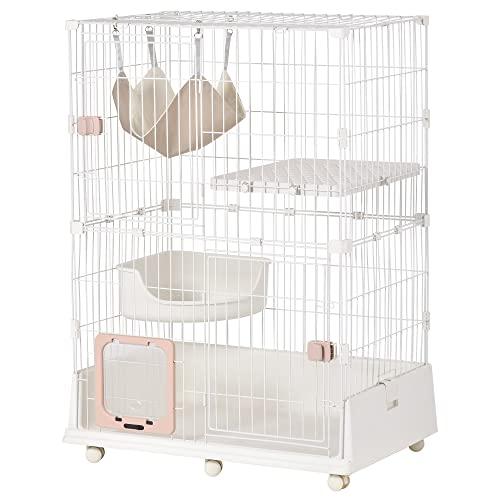 大人気の大人気の猫 ケージ キャットケージ 3段 ペットケージ