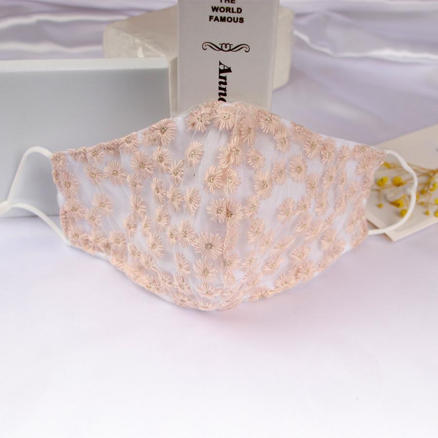 マスク 洗える レース 刺繍マスク 手作りマスク 夏用 花粉 Uv ウィルス 3d 立体 飛沫対策 薄手 紫外線 繰り返し 涼感 ファッションマスク Msk 美伊人 通販 Yahoo ショッピング