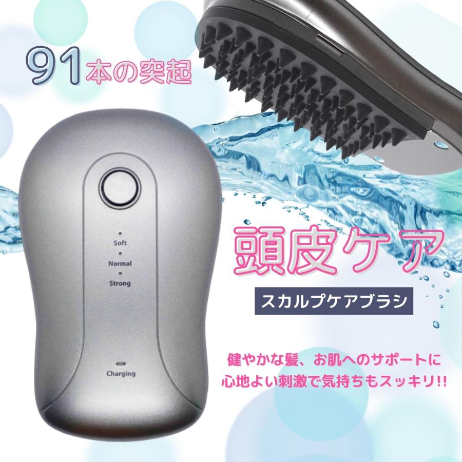 ヘッドスパ ヘッドマッサージ 頭皮マッサージ IPX7防水 振動電動