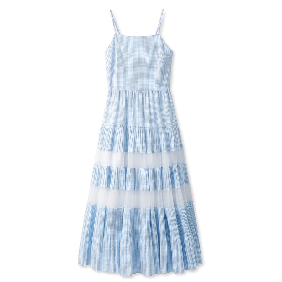 FURFUR（ファーファー）プリーツティアードキャミワンピース  