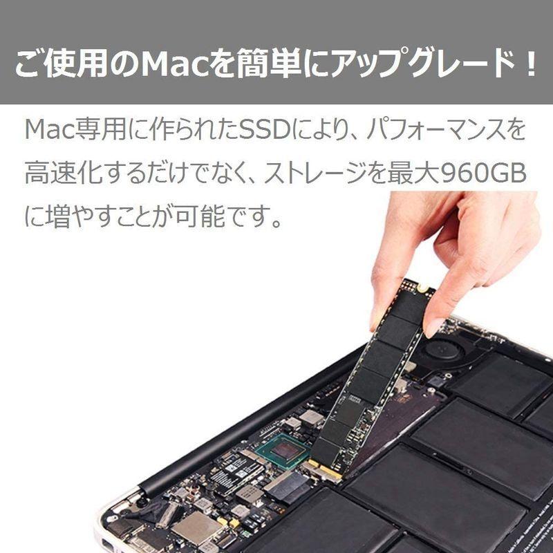 売り出しクーポン Transcend Mac専用SSD 480GB アップグレードキット