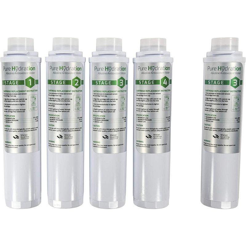 贈与聖通販Cosan USA Pure Hydration 次世代ウォーターイオナイザー交換用カートリッジ 浄水器、整水器 アンティーク26インチバス蛇口ライザーチューブと接続 K-127-BN