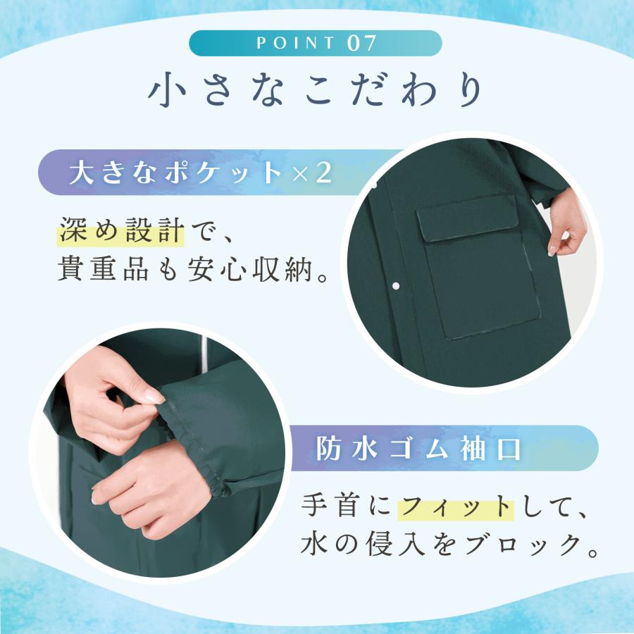 レインコート 自転車 リュック 二重ツバ ロング かっぱ 雨具 ポンチョ