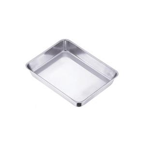 クローバー　18-8ステンレス　角バット　3枚取　●返品交換不可商品