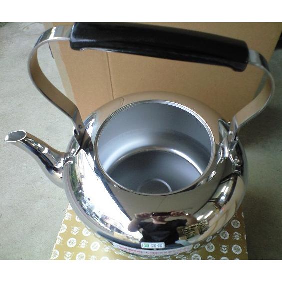 18-8ステンレス MA 電磁調理器用(IH対応)ケトル10L 日本製の 18-8ステンレス MA 電磁調理器用(IH対応)ケトル10L 日本製の