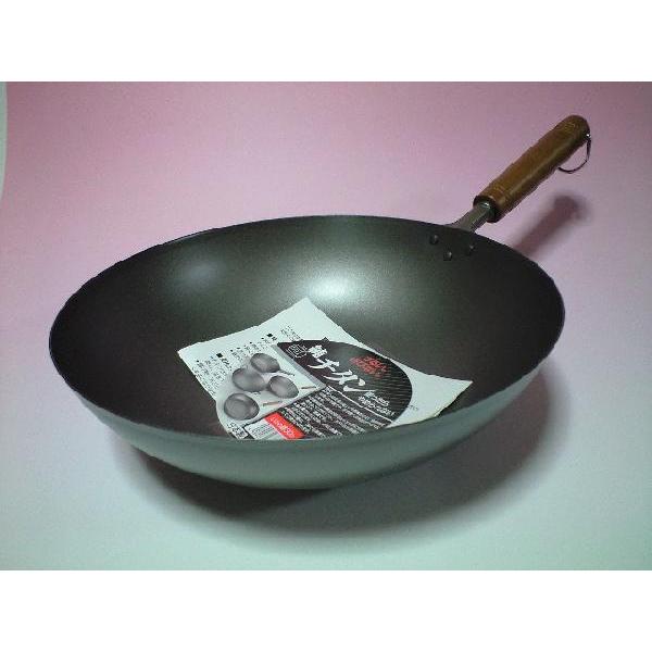 長谷元 純チタン 木柄 いため鍋28cm : ひかり厨房 - 通販 - Yahoo