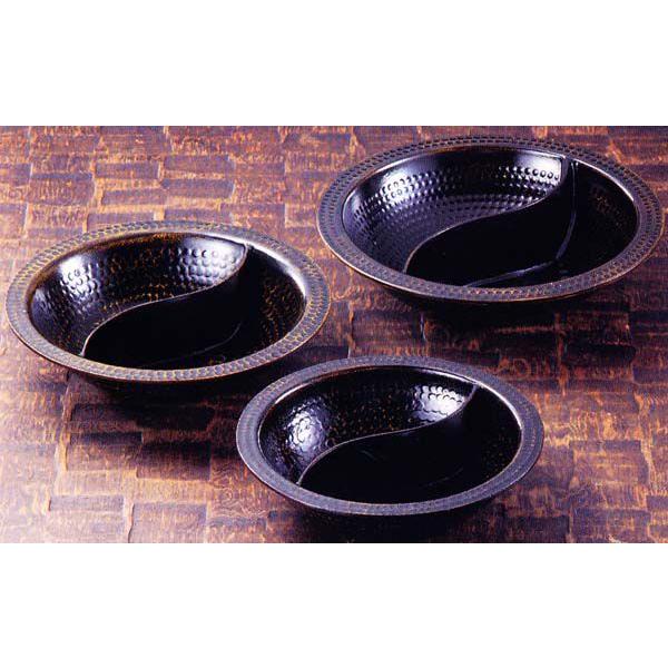 トナミ　アルミ製　電磁用（IH対応）2色鍋（黒アメ釉）Ф27　品番：35249　代引不可商品です。